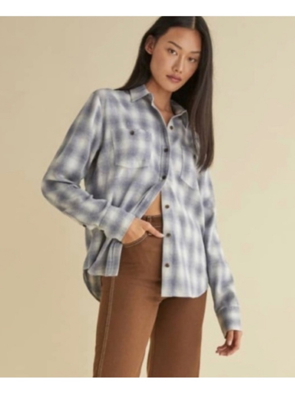 Reformation Harper Relaxed Flannel